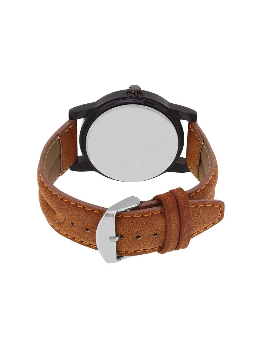 jay creation brown leather belt men's watch - 14098285 - Standard Image - 2