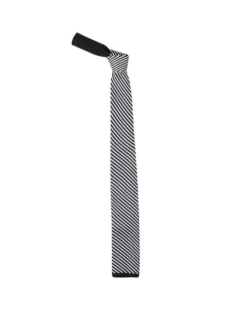 black micro fibre tie - 14375185 - Very Small Image - 1