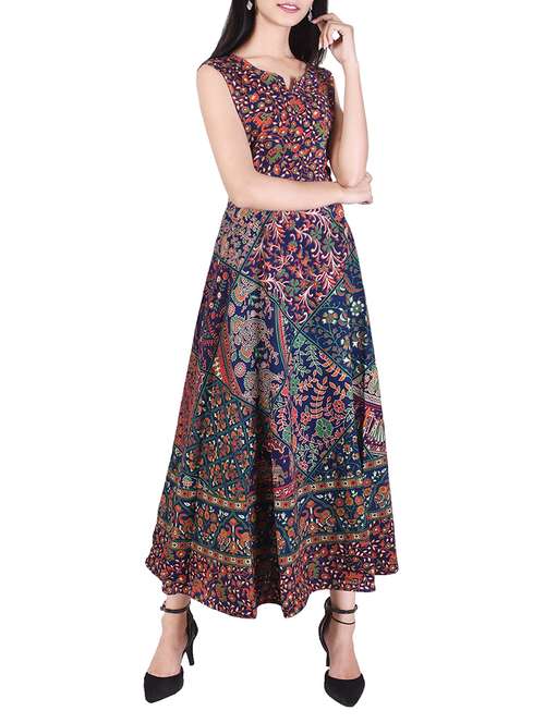 printed fusion dress - 14376892 - Very Small Image - 1