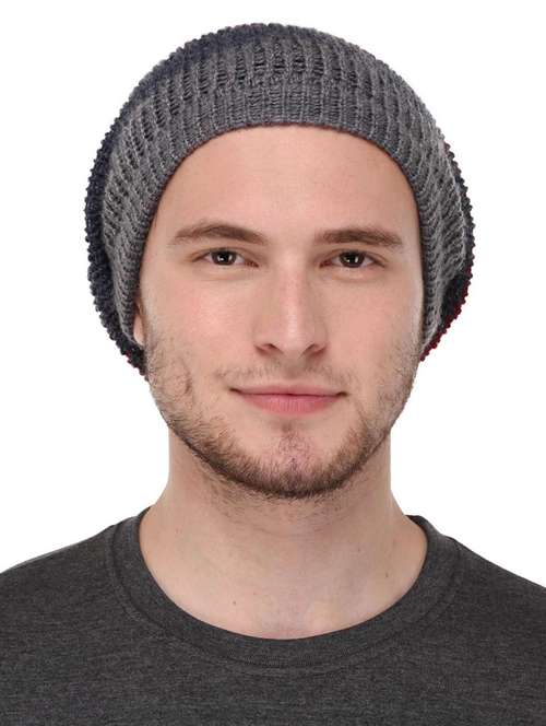 multi colored wool beanies cap - 14497979 - Very Small Image - 1