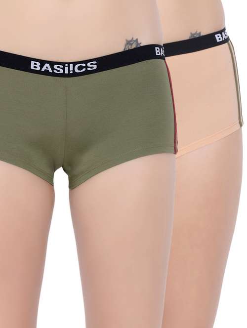 set of 2 low rise boy shorts  - 14572815 - Very Small Image - 1