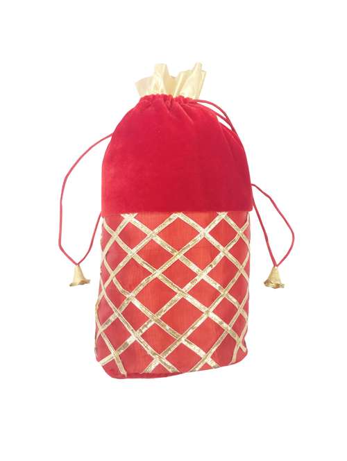 red velvet regular potli - 14629524 - Very Small Image - 1