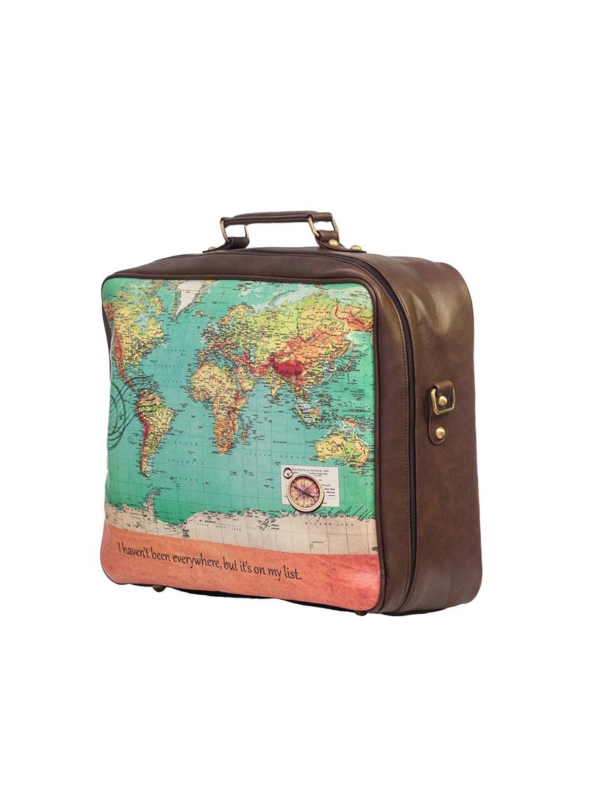 multi colored leatherette luggage - 14721100 - Zoom Image - 4