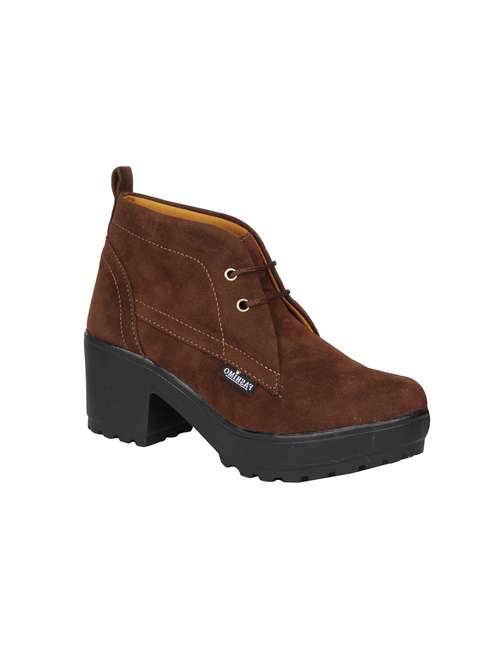 brown lace-up ankle boot - 14743473 - Very Small Image - 1