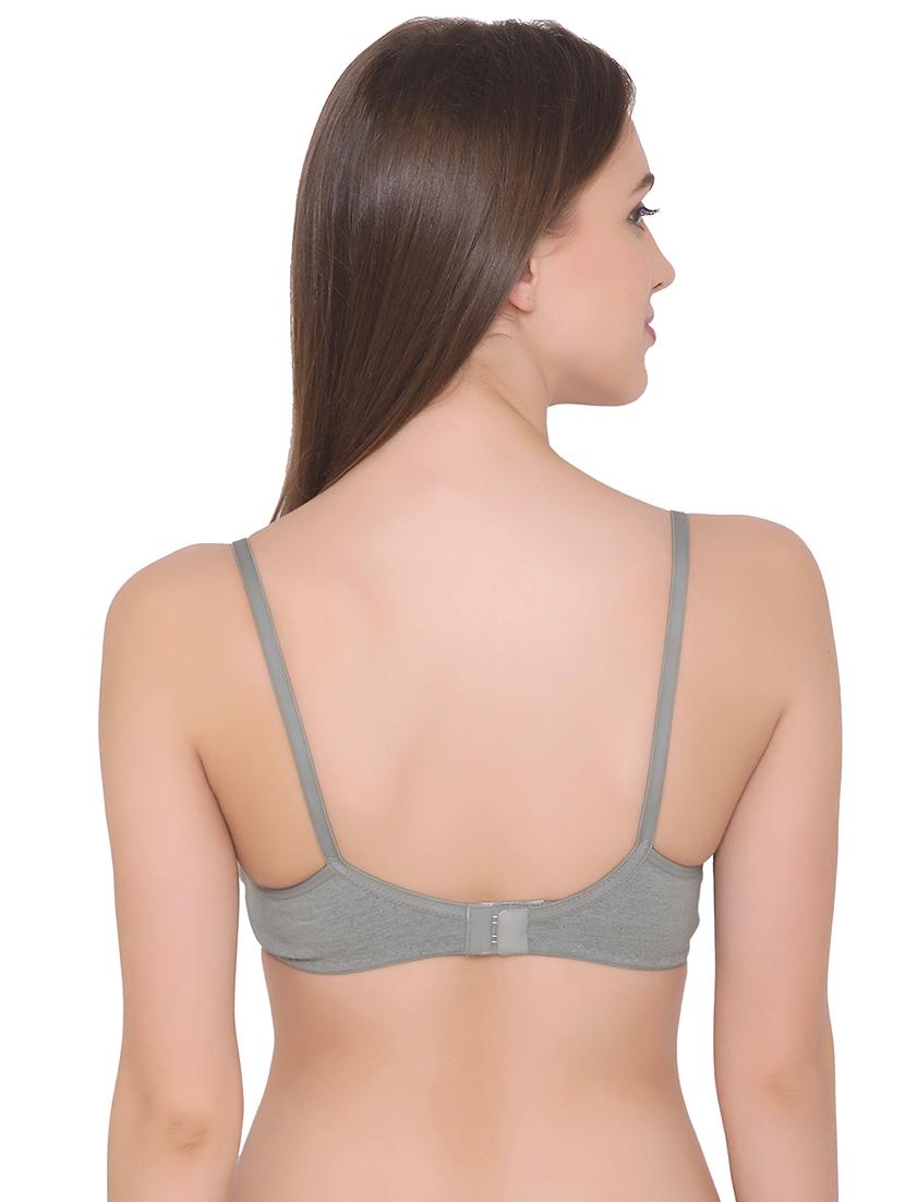 grey solid bra - 14765865 - Standard Image - 2