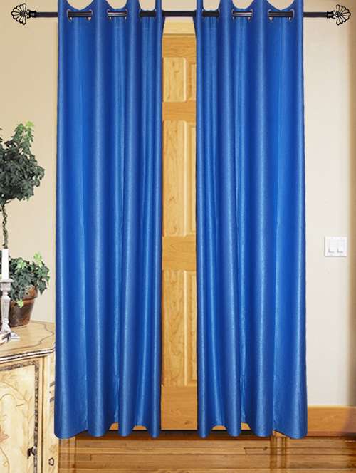 Home Desires Premium Crush Quality Set of 2 Door Curtains - 14812783 - Very Small Image - 1