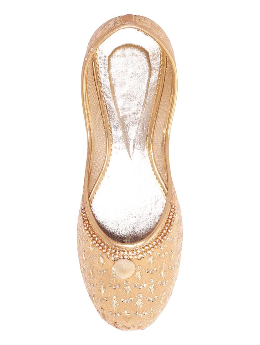 beige slip on jutis - 14882785 - Standard Image - 2