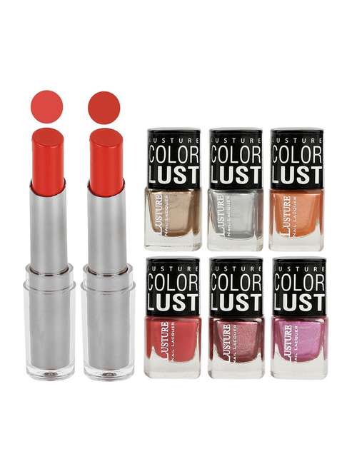 ramble set of 2 lipstick & 6 nail polish - 14953965 - Very Small Image - 1