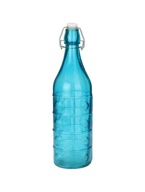 blue designer glass bottle - 15016223 - Very Small Image - 1