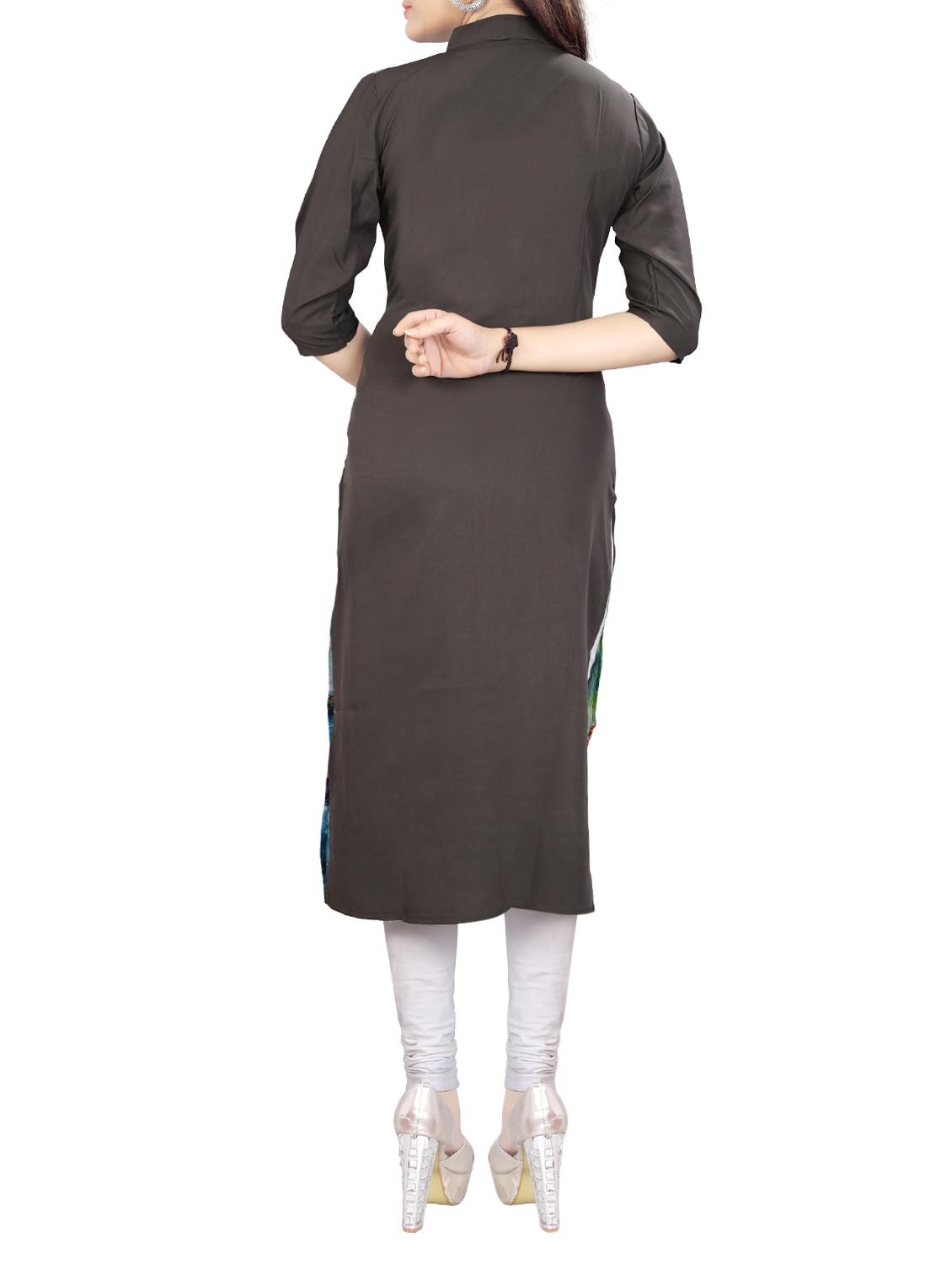 women's straight kurta - 15018021 - Zoom Image - 2