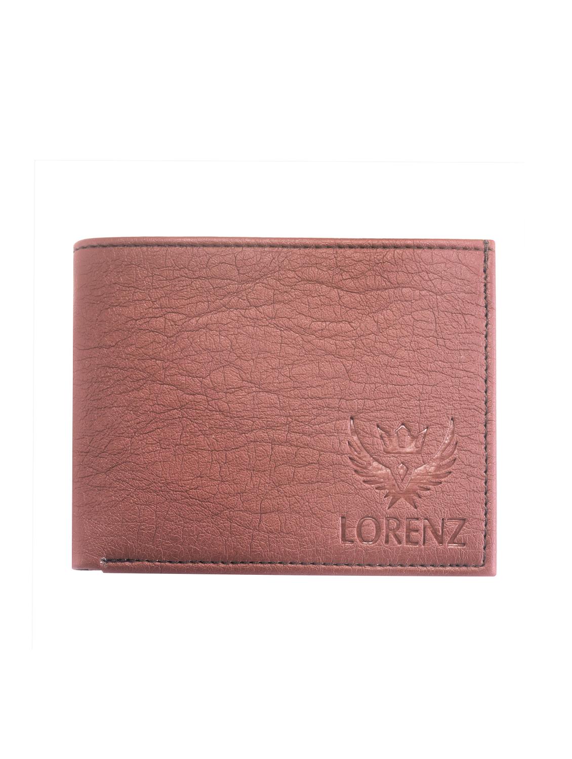 round dial analog watch-(cm-1069wl-brn) and leatherette wallet - 15197781 - Zoom Image - 3