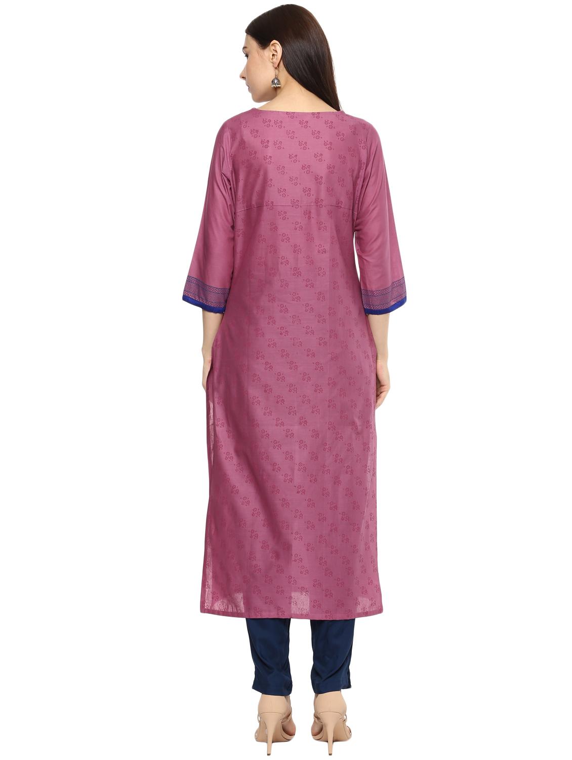 women's straight kurta - 15328382 - Zoom Image - 2