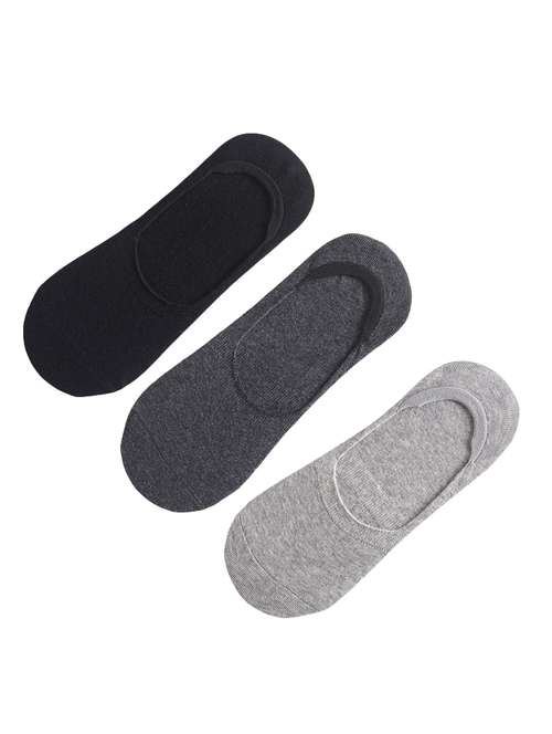 men pack of 3 solid no show sock - 15353928 - Very Small Image - 1