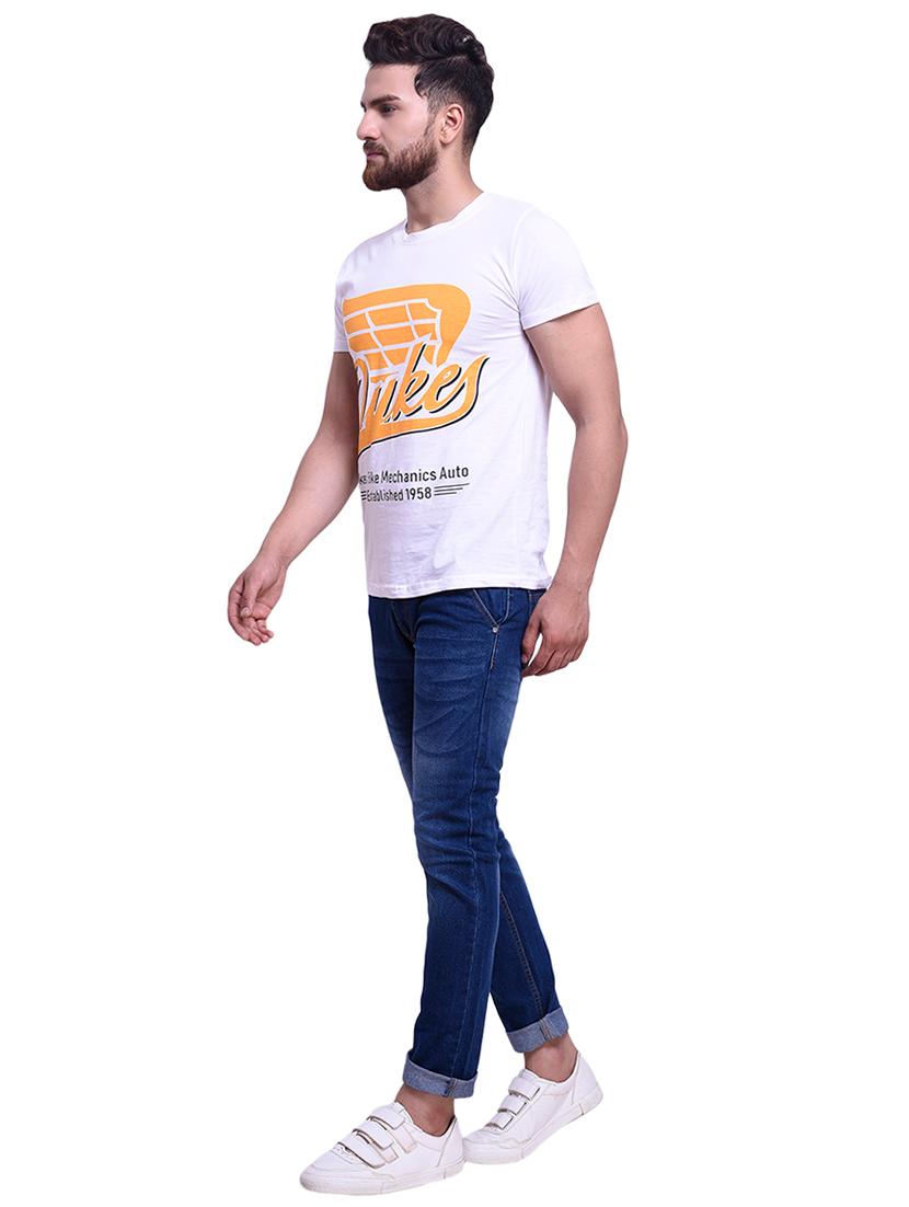 mens slim fit plain jeans - 15384257 - Standard Image - 3