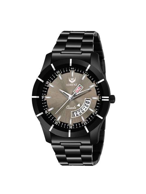 lorenz day & date functioning analog watch- mk-1088a - 15420316 - Very Small Image - 1