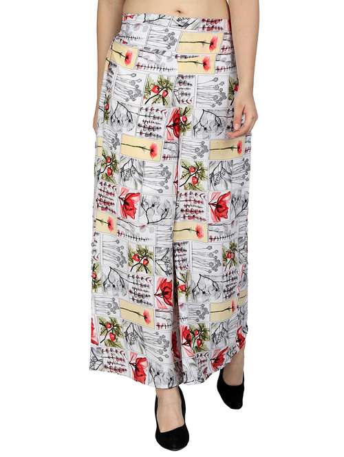 high waist flared palazzo - 15462140 - Very Small Image - 1