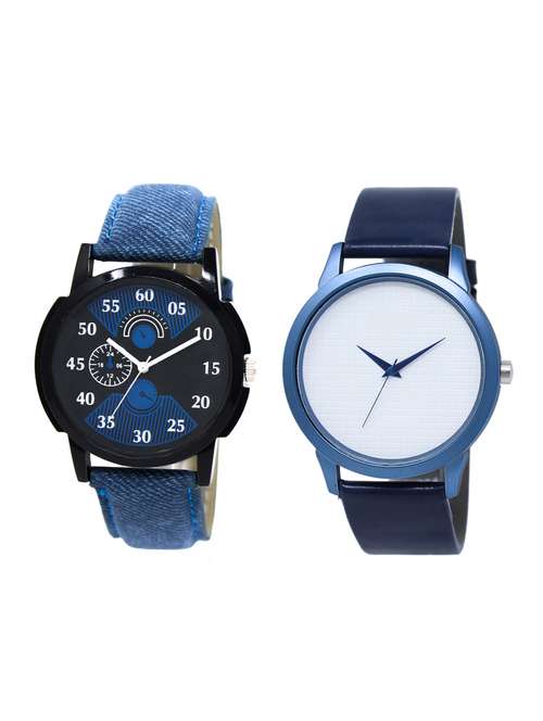 acnos round dial analog watch combo(wat-lr-02-33-combo) - 15500421 - Very Small Image - 1