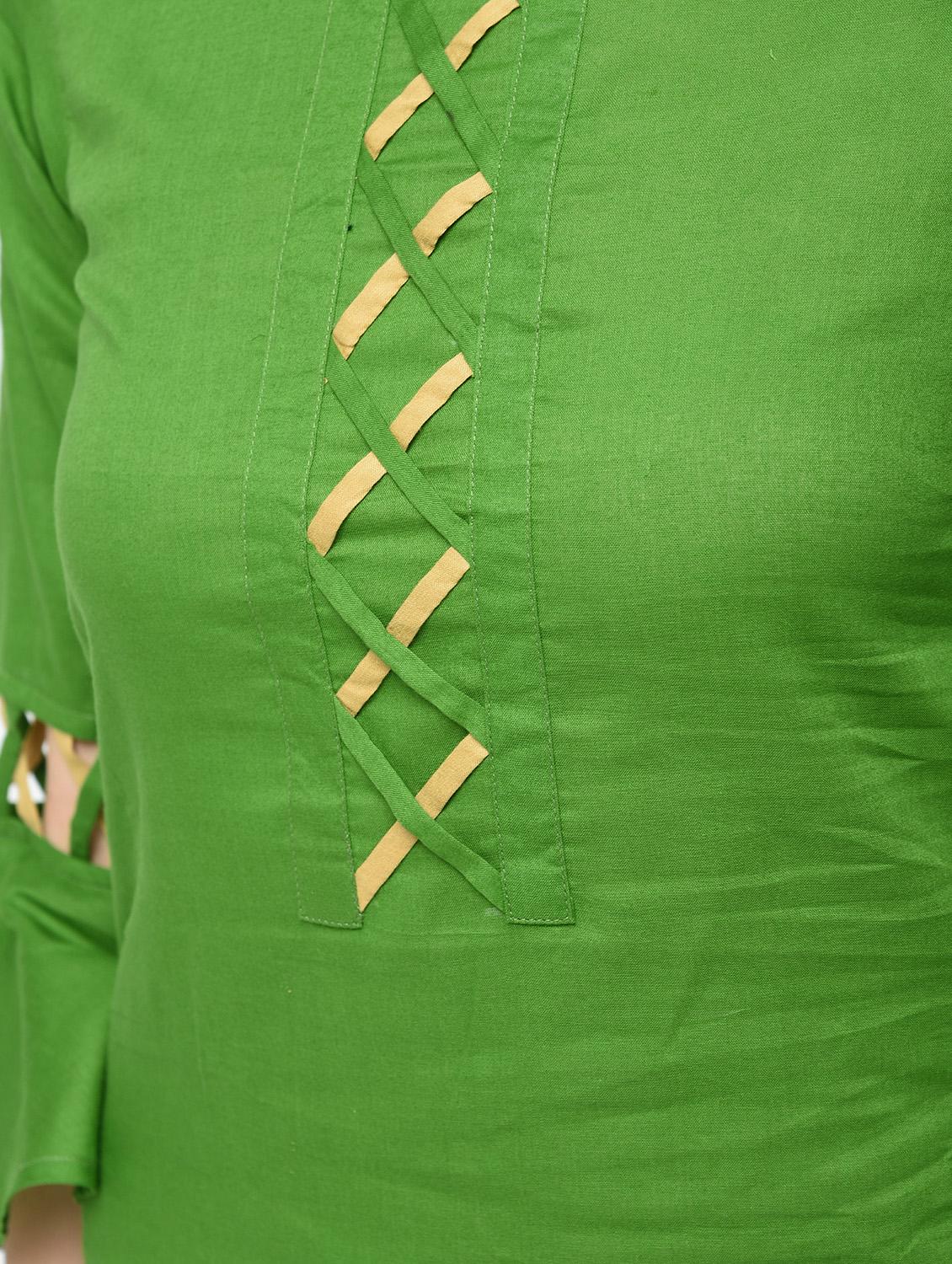 women's straight kurta - 15620258 - Standard Image - 4