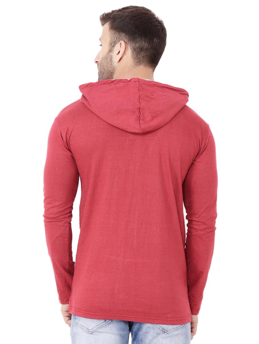 maroon cotton tshirt - 15651783 - Zoom Image - 2