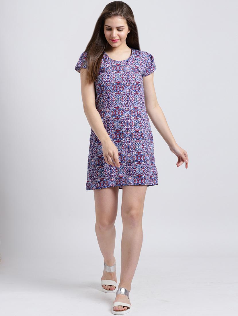 women's sheath printed dress - 15747095 - Standard Image - 3