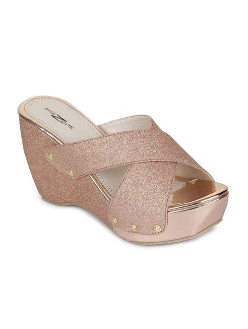 beige slip on wedges - 15844900 - Very Small Image - 1