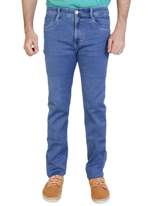 blue denim plain jeans - 15916076 - Very Small Image - 1