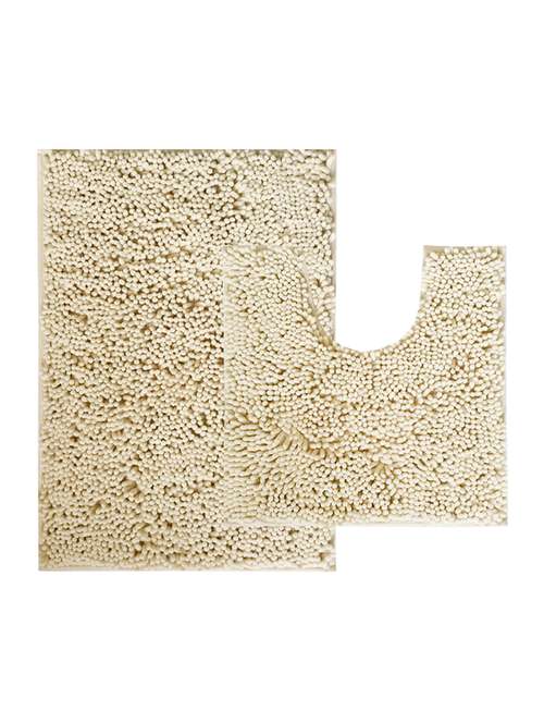 lushomes chenille angora thick and fluffy 2200 gsm bathmat - 15940604 - Very Small Image - 1