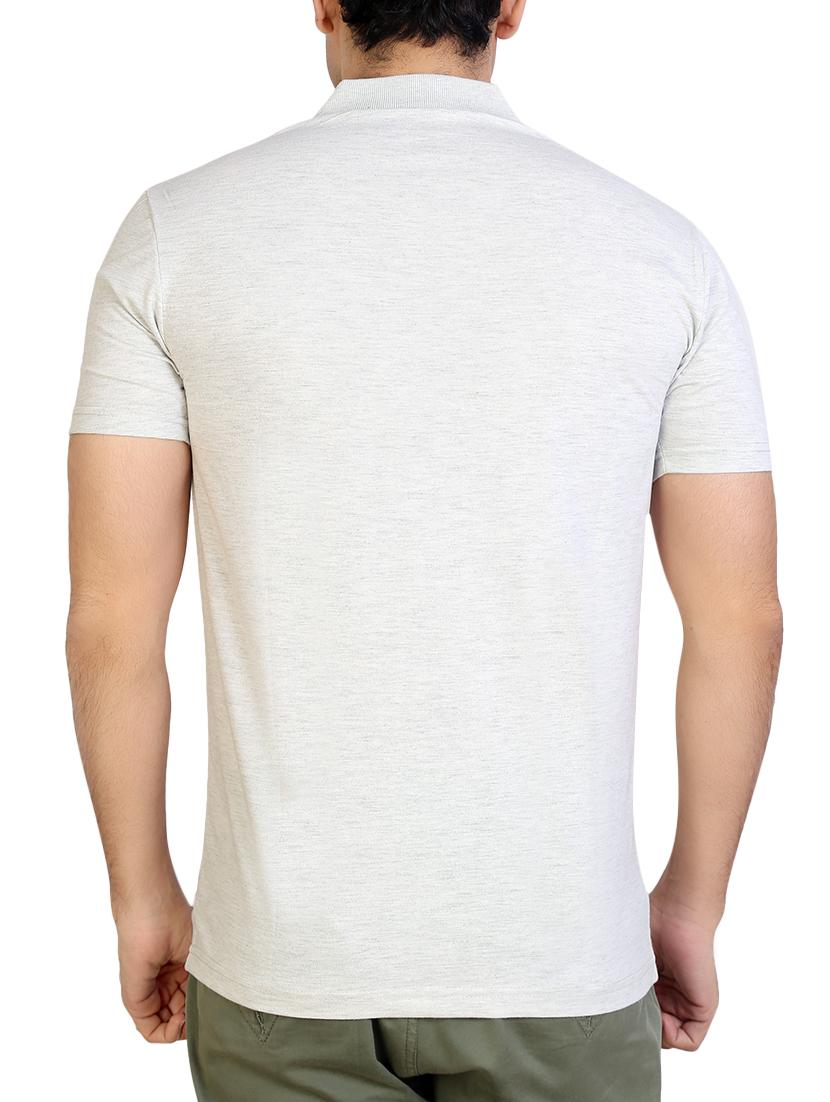 grey solid tshirt - 15942192 - Zoom Image - 2