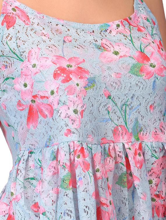 women's peplum round neck top - 16026662 - Zoom Image - 3