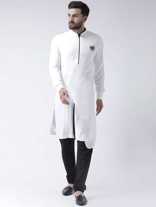 white asymmetric ethnic wear set - 16263261 - Very Small Image - 1