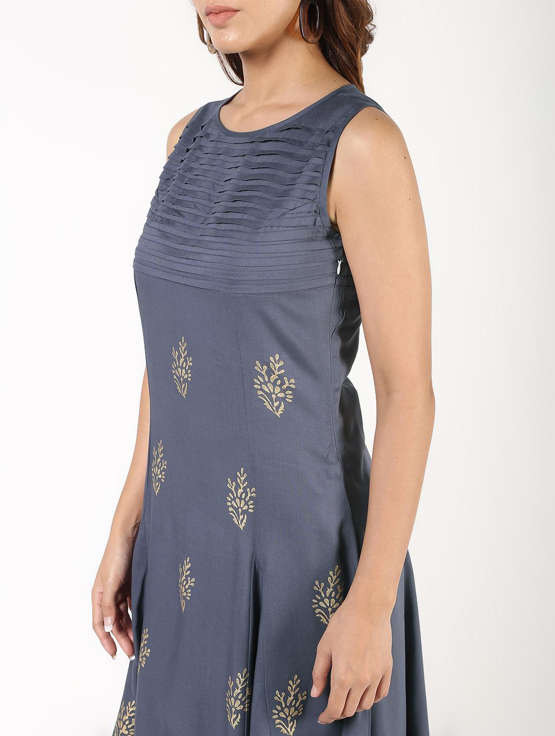 women's flared kurta - 16343582 - Standard Image - 3
