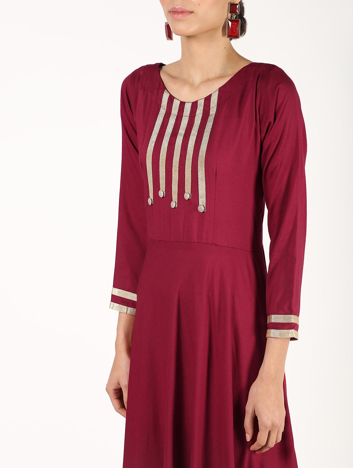 women's flared kurta - 16357045 - Standard Image - 4