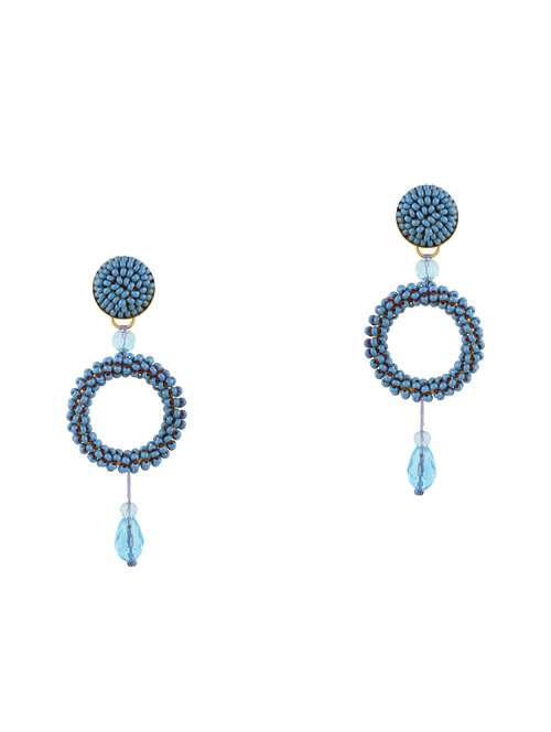 blue drop earring - 16378590 - Very Small Image - 1