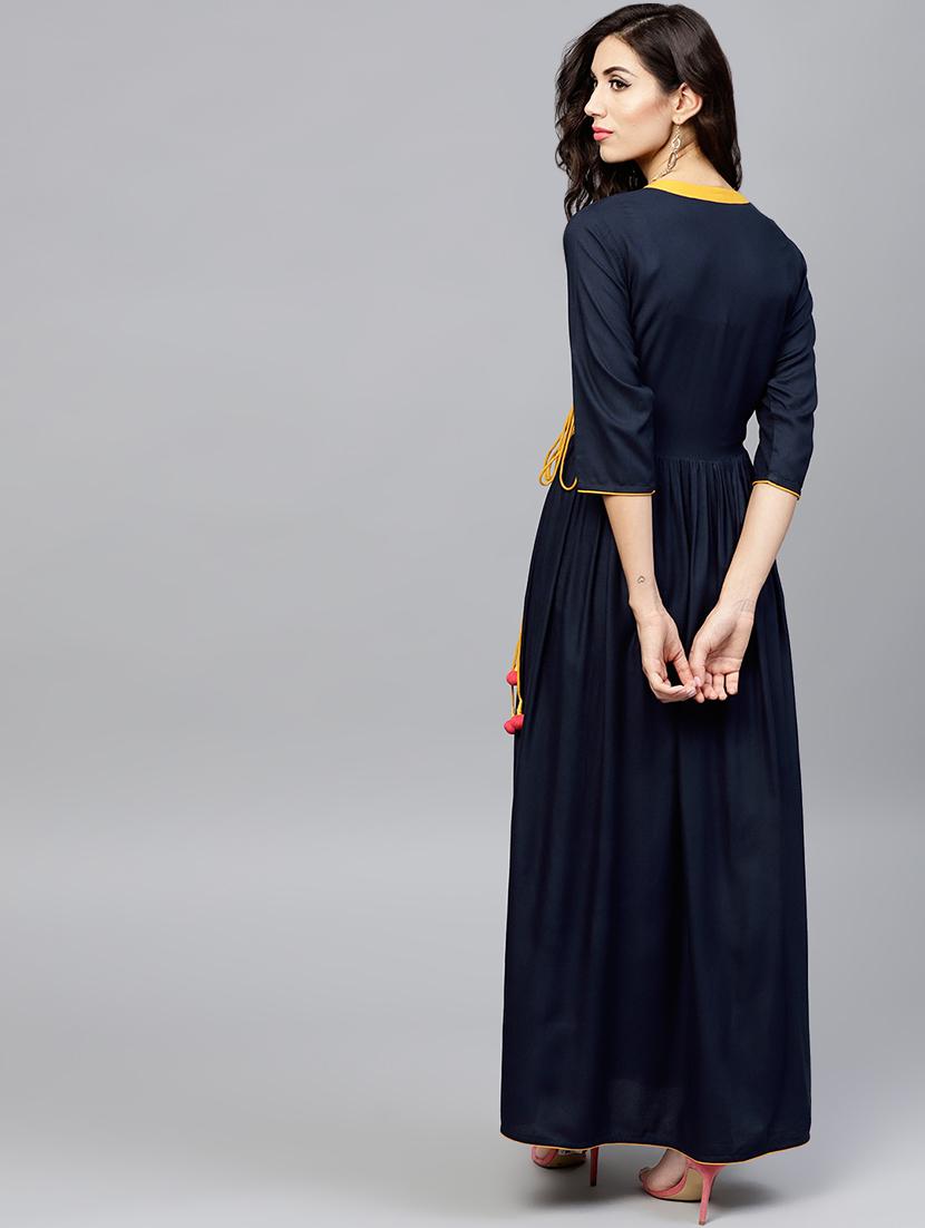 women's angrakha kurta - 16441618 - Zoom Image - 2