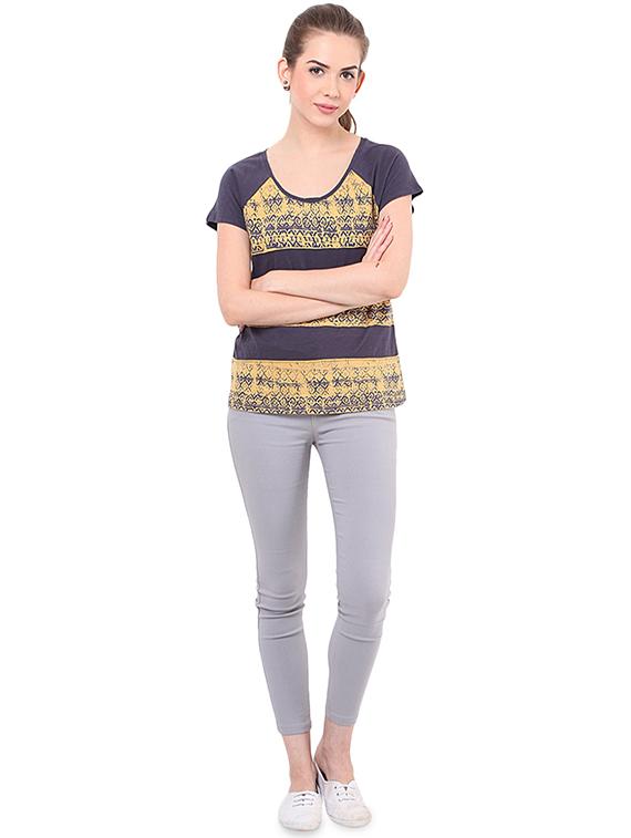 women's straight scoop neck top - 16468407 - Zoom Image - 3