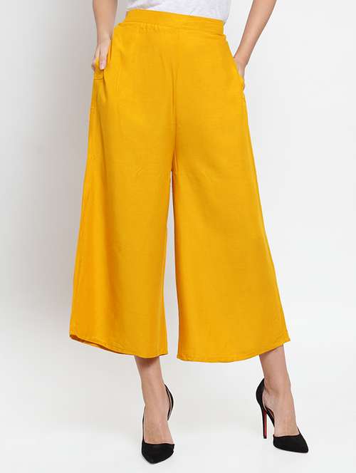 high rise solid palazzo - 16495029 - Very Small Image - 1