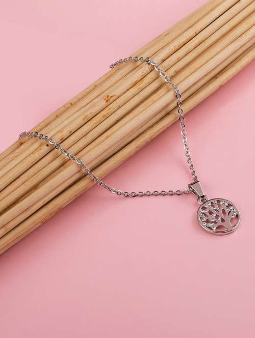 silver metal pendant - 16586044 - Very Small Image - 1