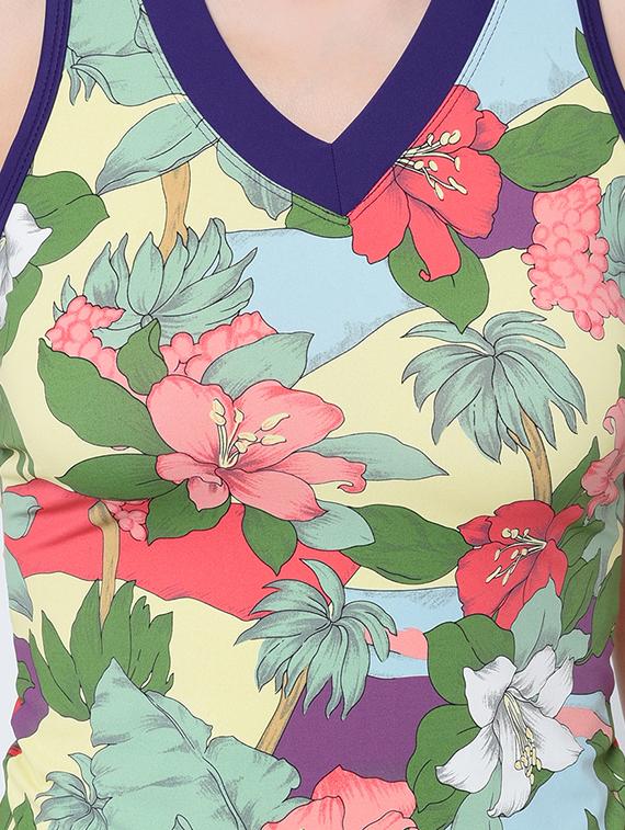 racer back floral tankini - 16641840 - Zoom Image - 4