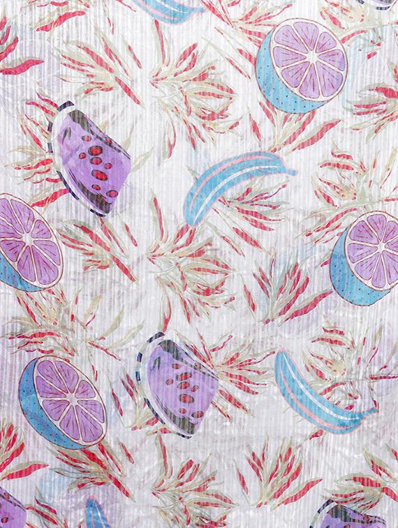 multi colored modal silk stole - 16653649 - Standard Image - 2