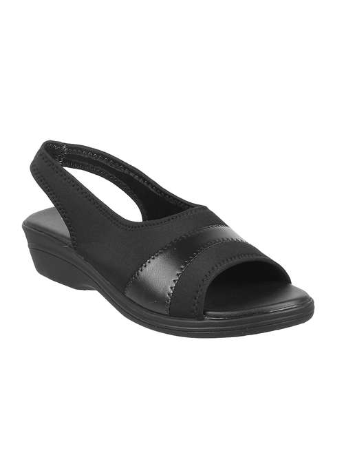 black back strap sandals - 16691856 - Very Small Image - 1