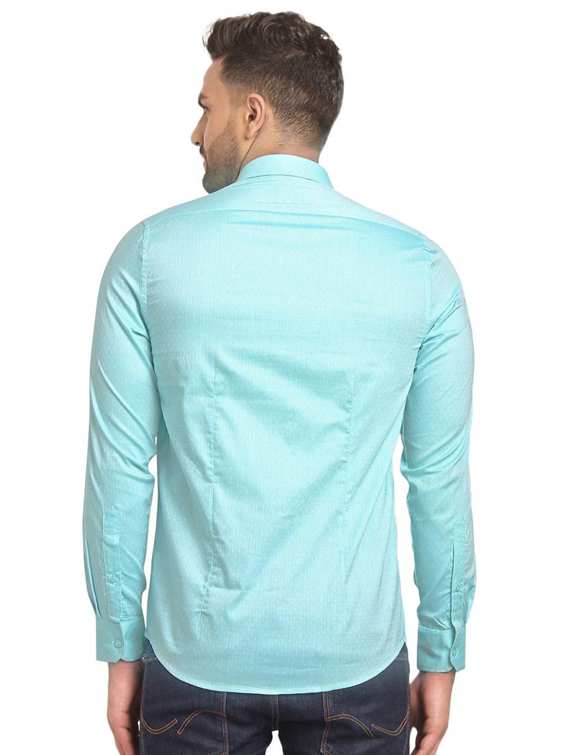 mens self design casual shirt - 16753446 - Zoom Image - 2