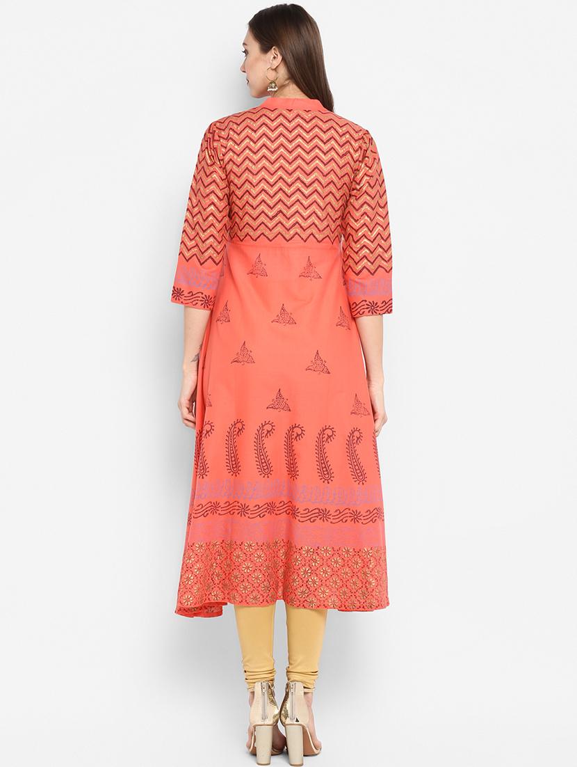 women's asymmetric kurta - 16757177 - Standard Image - 2