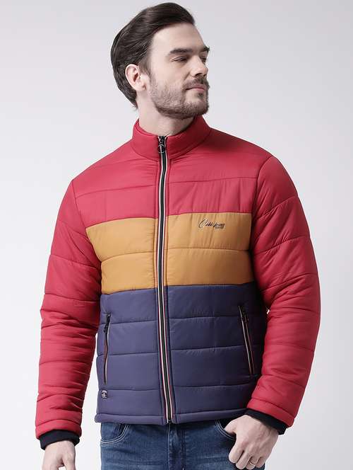 multi color block quilted jacket - 16790061 - Very Small Image - 1