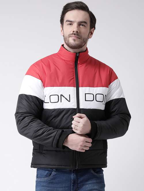 black color block quilted jacket - 16790063 - Very Small Image - 1