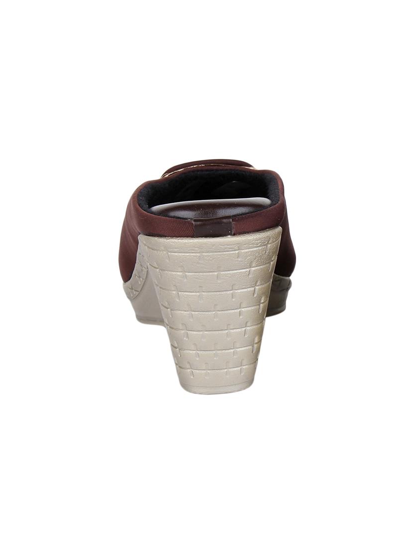 brown slip on wedges - 16802629 - Zoom Image - 2