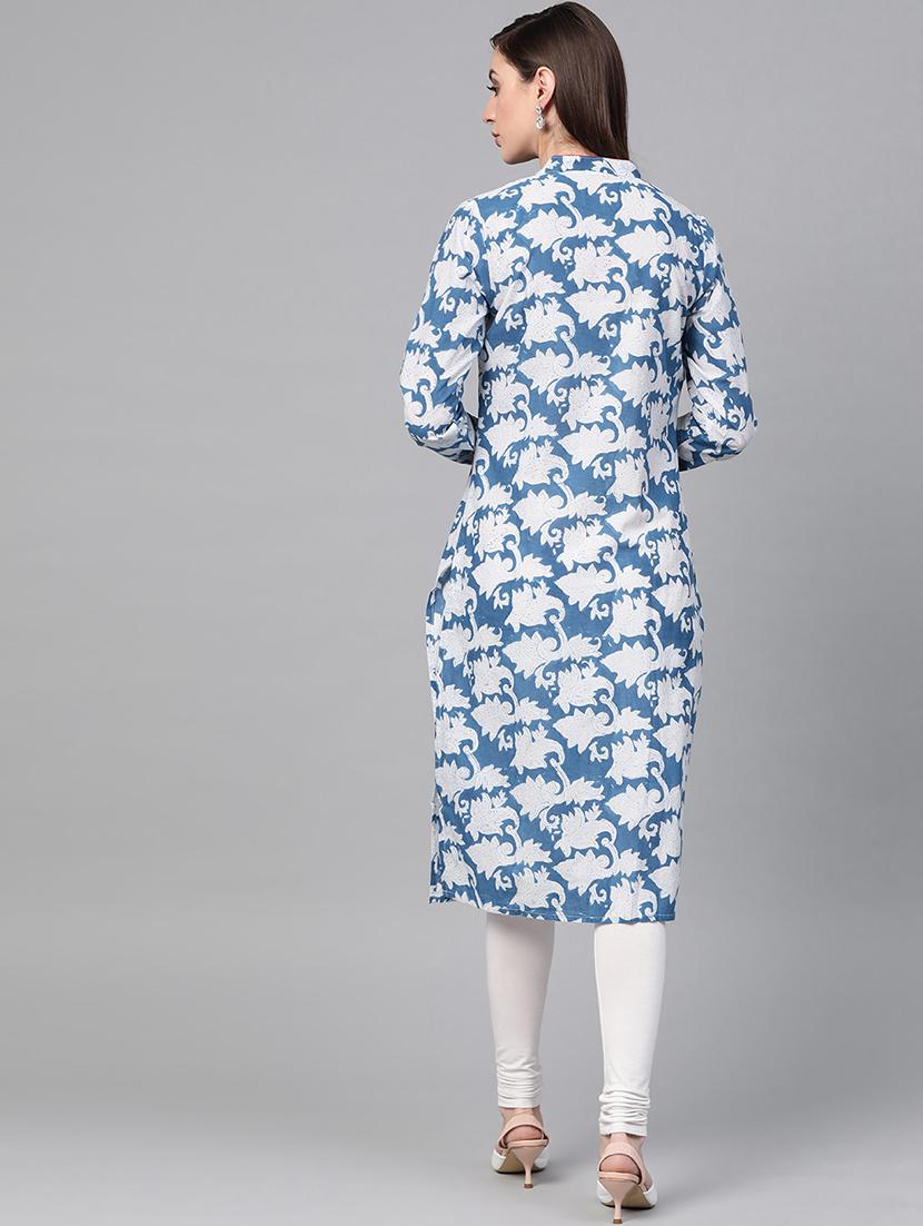women's front slit kurta - 16876589 - Standard Image - 2