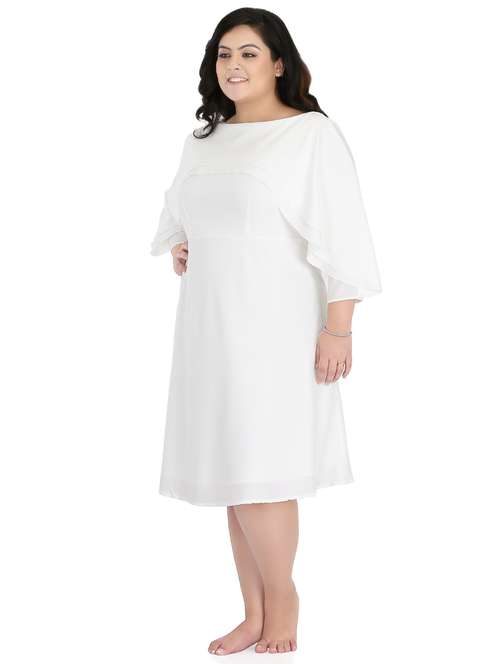 boat neck plus dress  - 16879056 - Very Small Image - 1