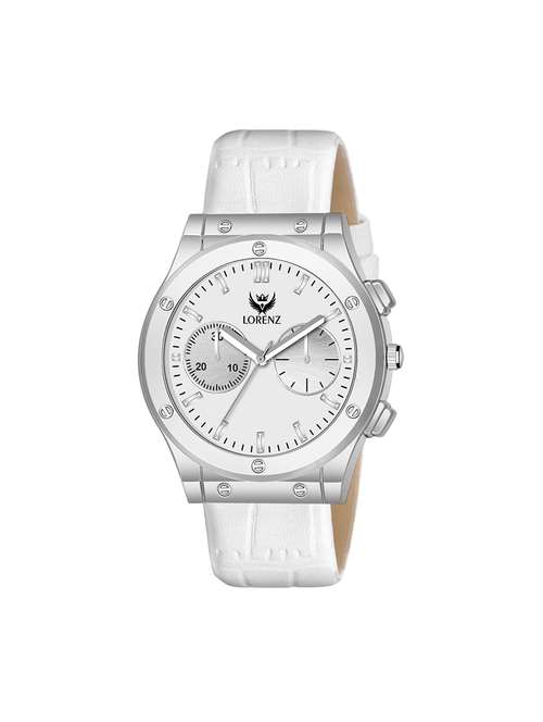 lorenz white analog watch for men | watch for boys- mk-3030k - 16882263 - Very Small Image - 1