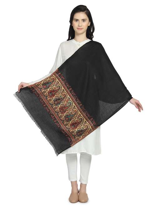 black wool stole - 16906083 - Very Small Image - 1