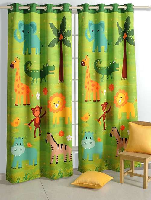multi colored cotton eyelet curtain - 16942179 - Very Small Image - 1